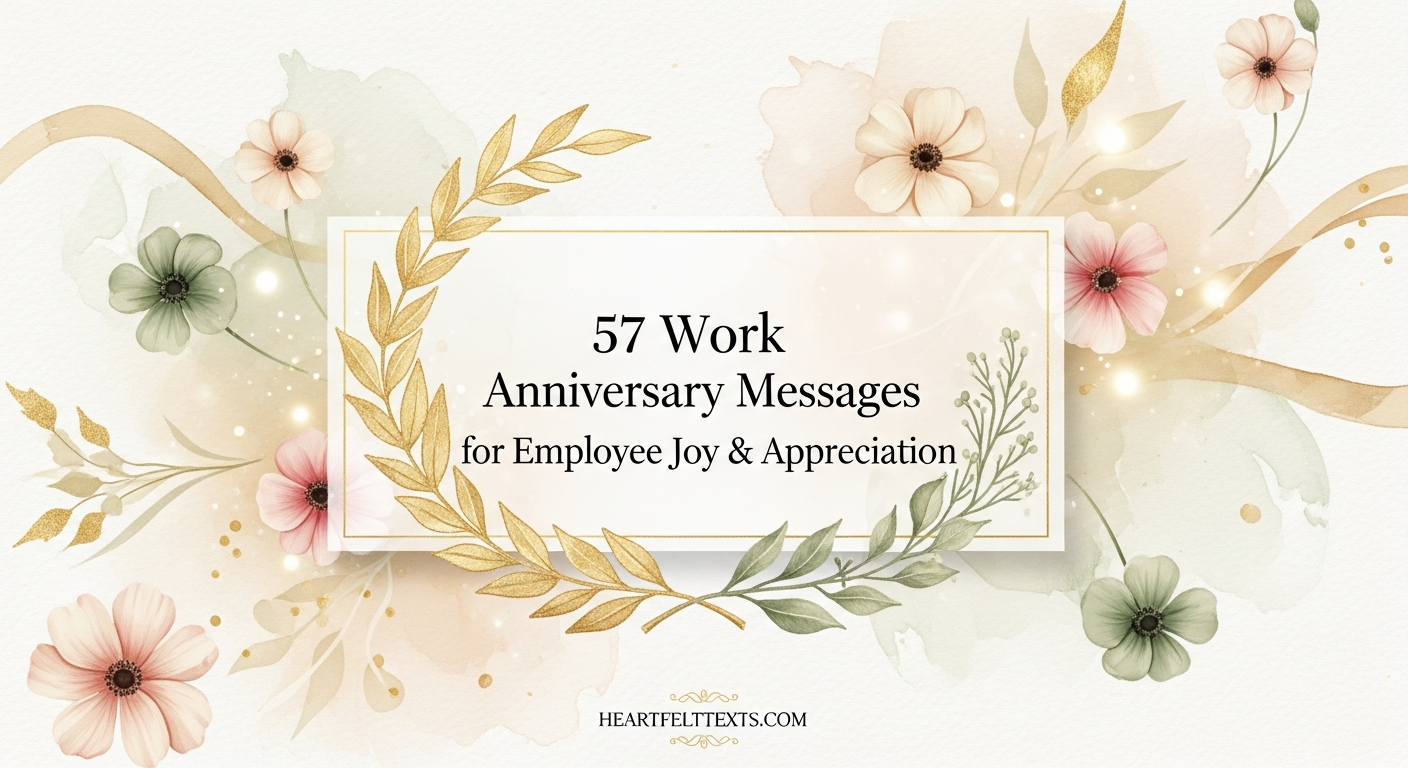 57 Work Anniversary Messages for Employee Joy & Appreciation