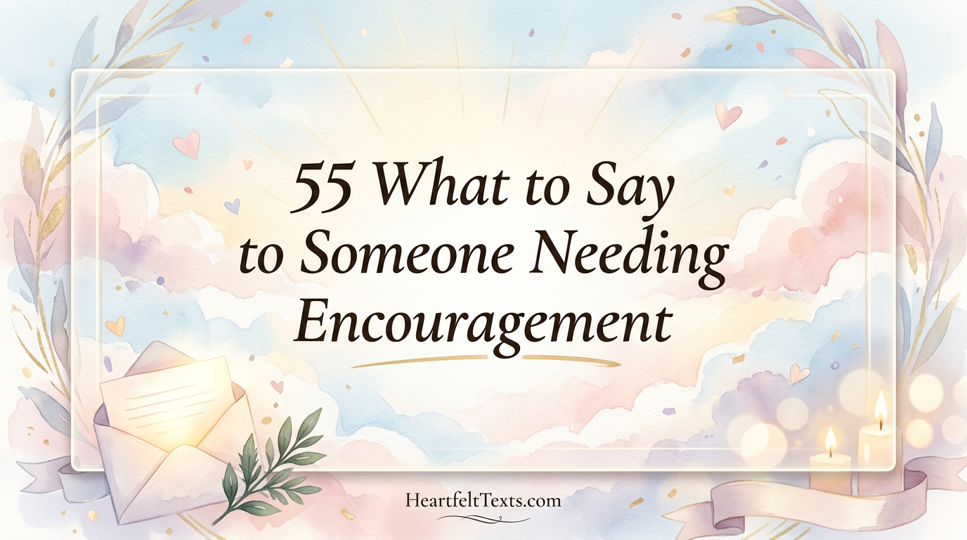 55 What to Say to Someone Needing Encouragement