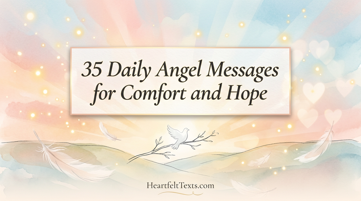 35 Daily Angel Messages for Comfort and Hope
