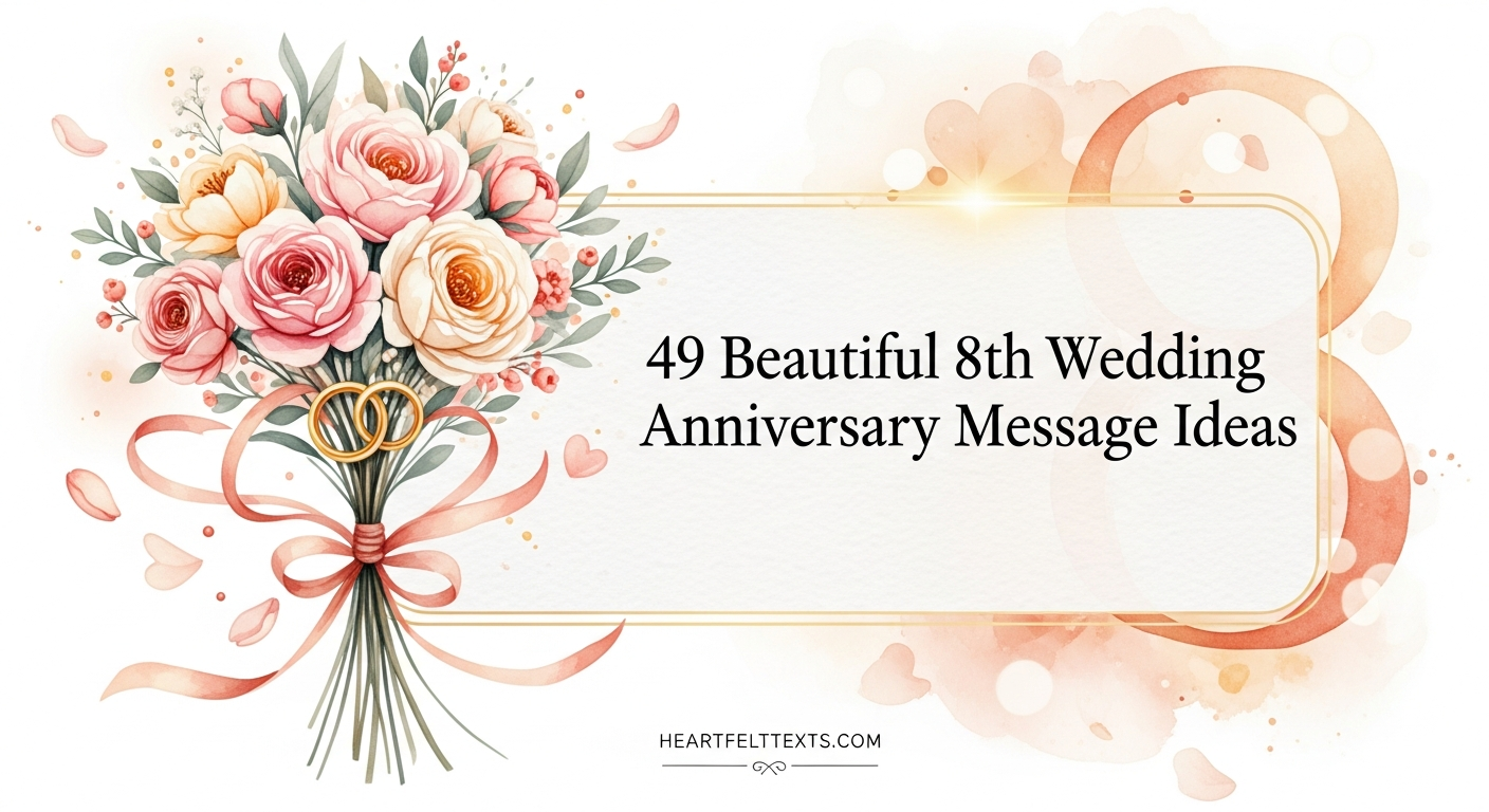 49 Beautiful 8th Wedding Anniversary Message Ideas
