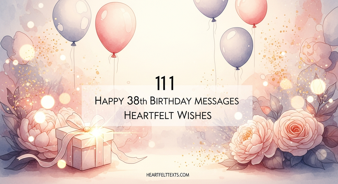 111 Happy 38th Birthday Messages Heartfelt Wishes