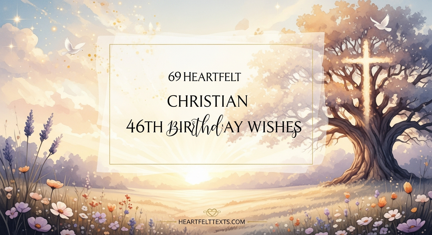 69 Heartfelt Christian 46th Birthday Wishes