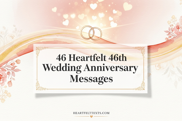 46 Heartfelt 46th Wedding Anniversary Messages
