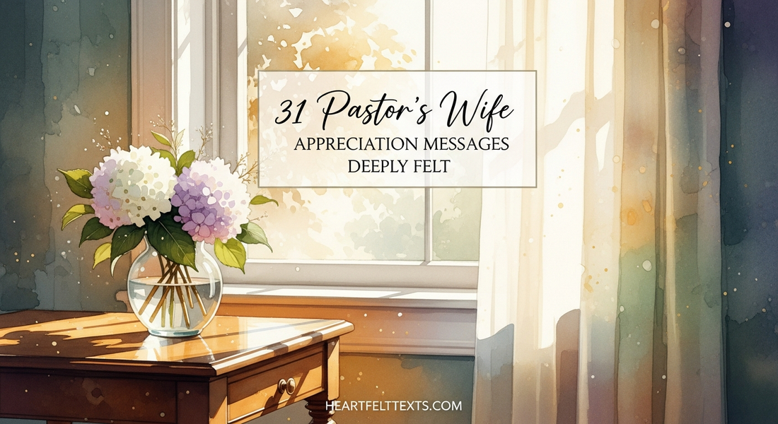 31 Pastor's Wife Appreciation Messages Deeply Felt