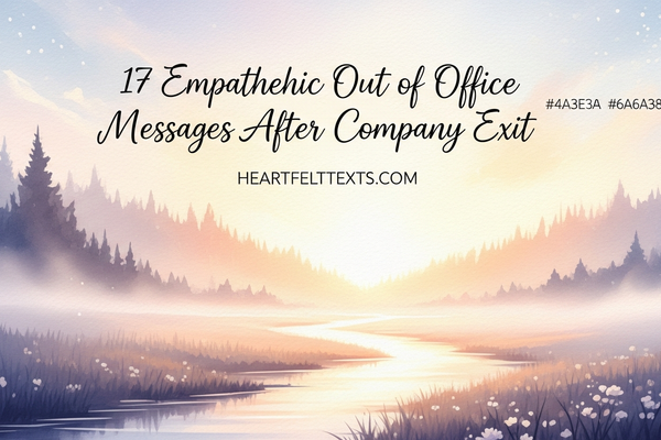 17 Empathetic Out of Office Messages After Company Exit