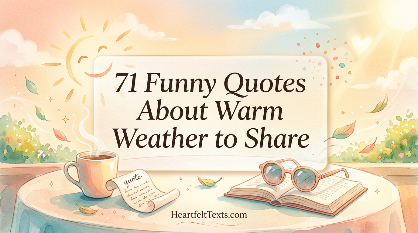 71 Funny Quotes About Warm Weather to Share