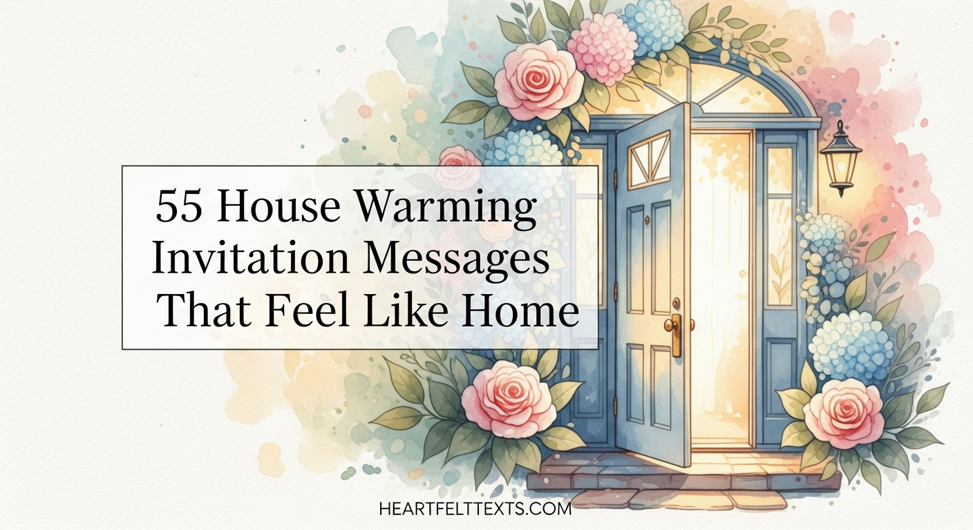 55 House Warming Invitation Messages That Feel Like Home