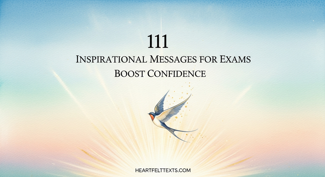 111 Inspirational Messages for Exams Boost Confidence