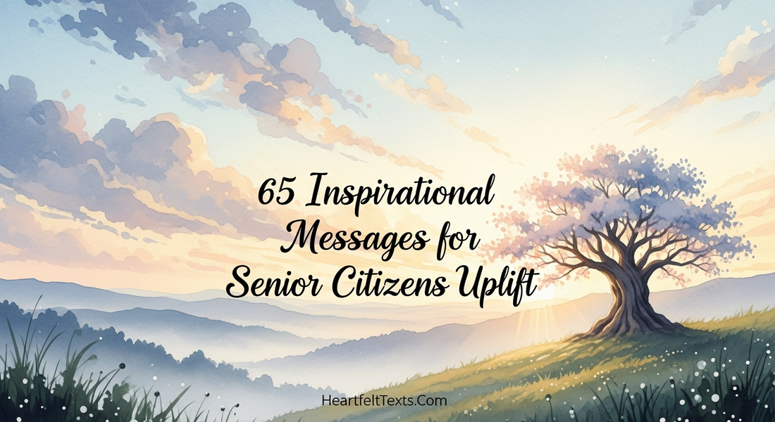 65 Inspirational Messages for Senior Citizens Uplift