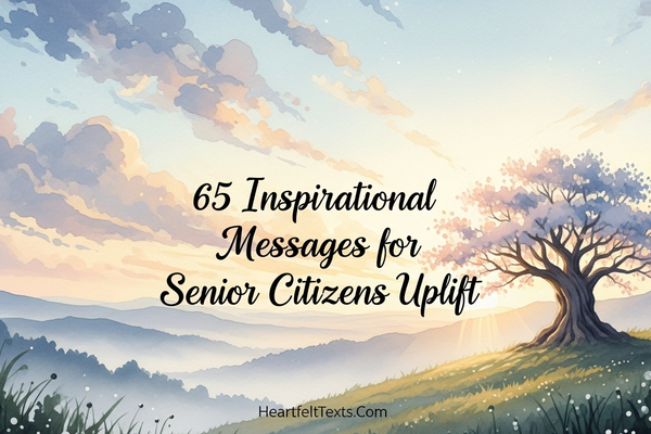 65 Inspirational Messages for Senior Citizens Uplift