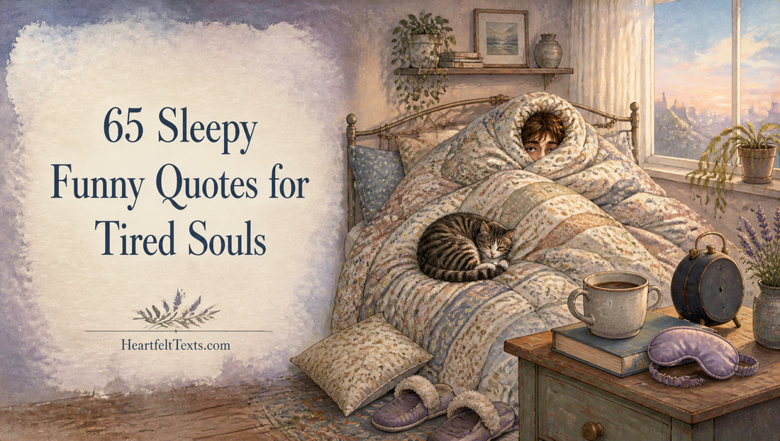 65 Sleepy Funny Quotes for Tired Souls