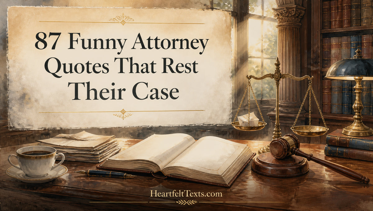 87 Funny Attorney Quotes That Rest Their Case