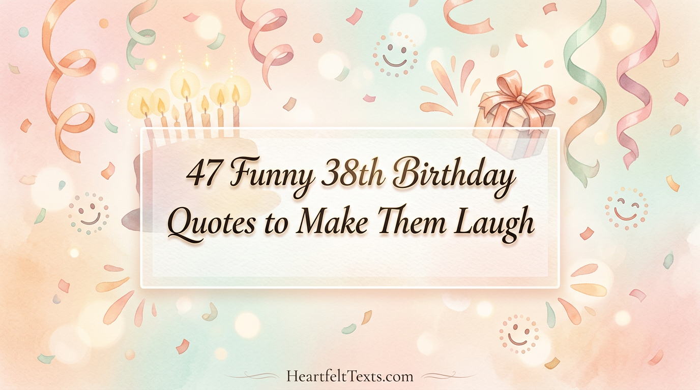 47 Funny 38th Birthday Quotes to Make Them Laugh