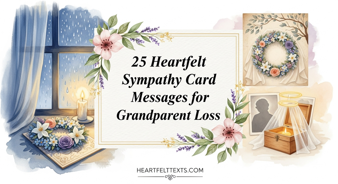 25 Heartfelt Sympathy Card Messages for Grandparent Loss