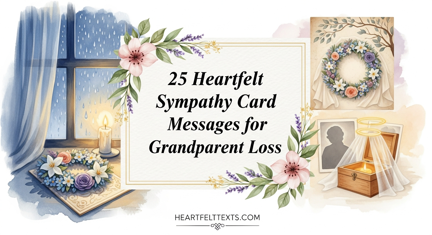 25 Heartfelt Sympathy Card Messages for Grandparent Loss