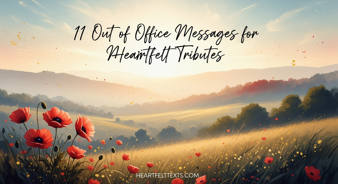 11 Out of Office Messages for Memorial Day Heartfelt Tributes