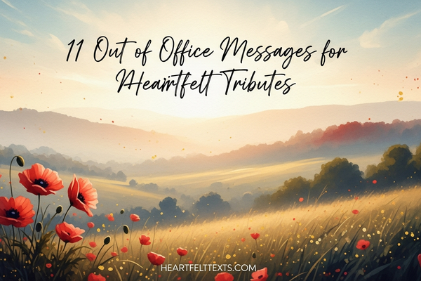 11 Out of Office Messages for Memorial Day Heartfelt Tributes
