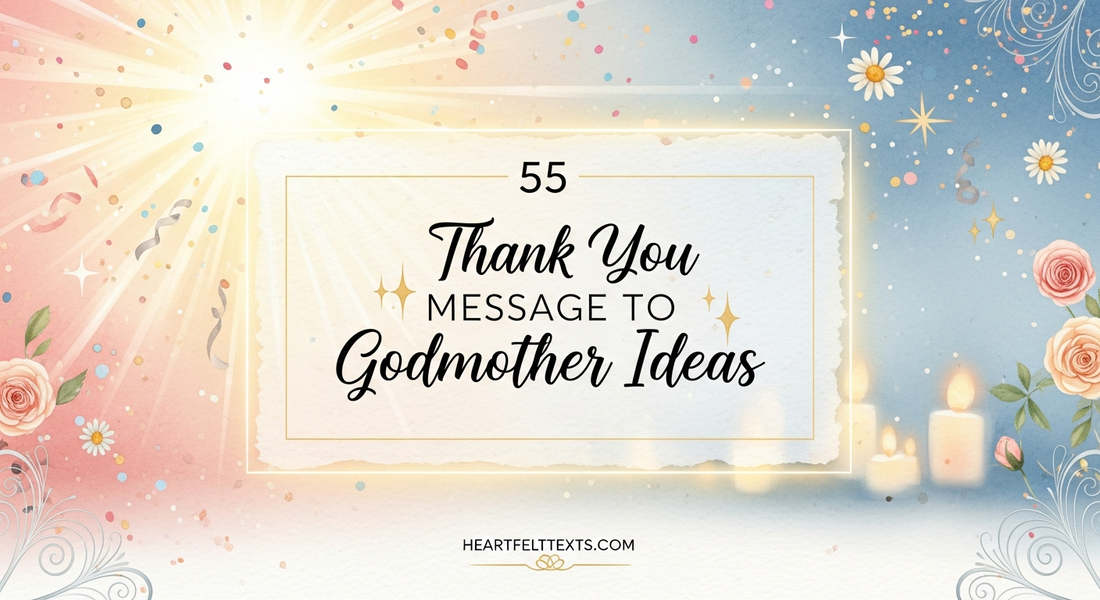 55 Thank You Message to Godmother Ideas
