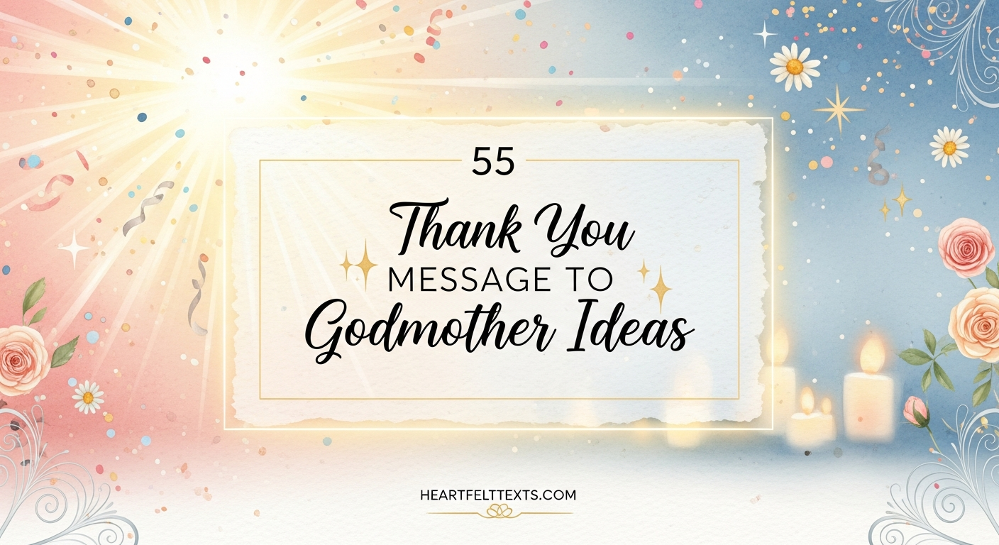 55 Thank You Message to Godmother Ideas