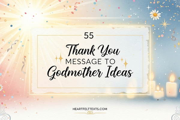 55 Thank You Message to Godmother Ideas