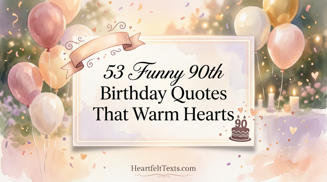 53 Funny 90th Birthday Quotes That Warm Hearts