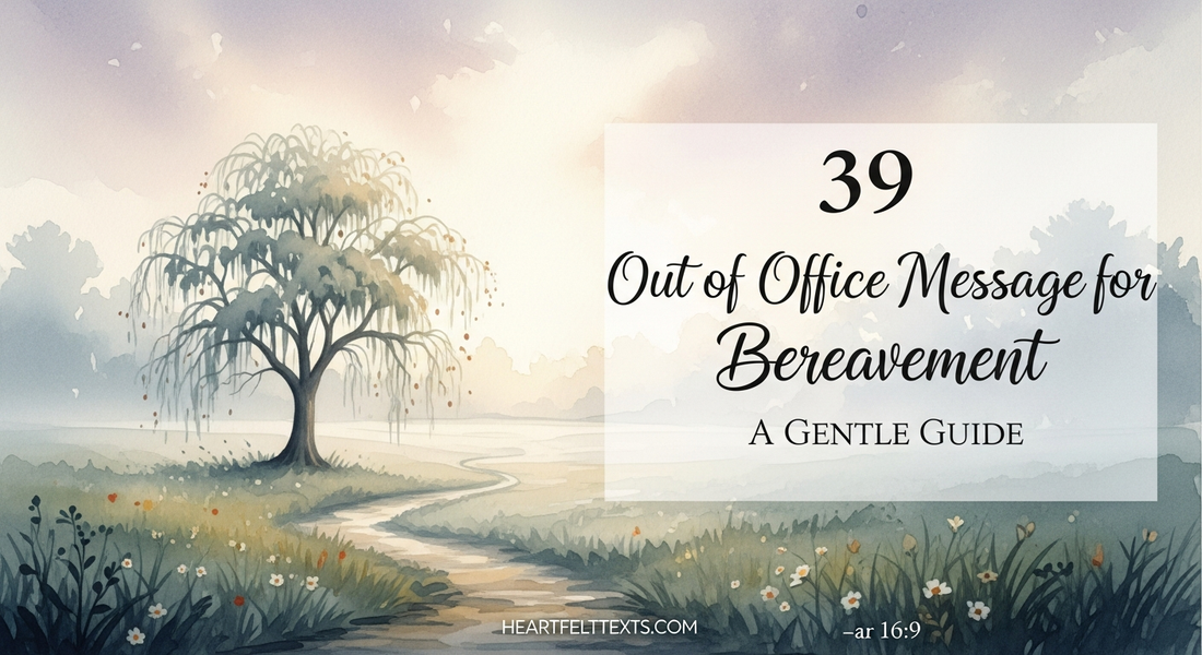 39 Out of Office Message for Bereavement A Gentle Guide