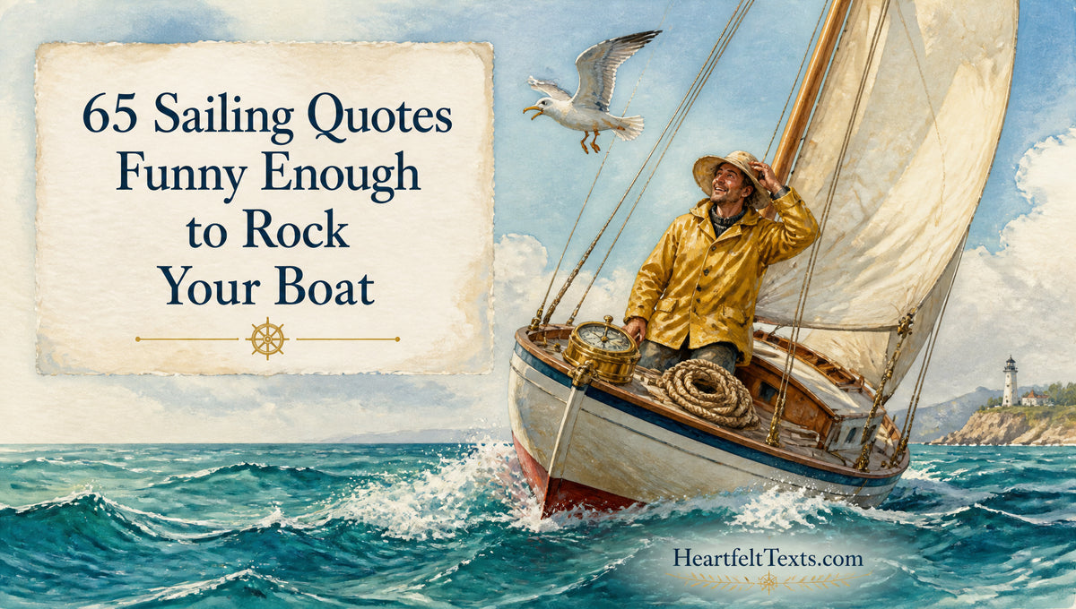 65 Sailing Quotes Funny Enough to Rock Your Boat – HeartfeltTexts