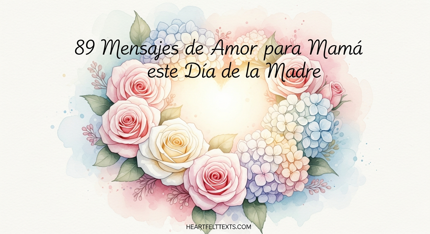 89 Mensajes de Amor para Mamá este Día de la Madre