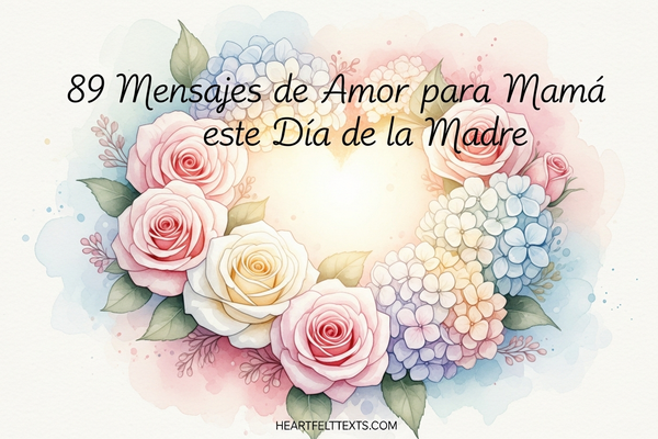 89 Mensajes de Amor para Mamá este Día de la Madre