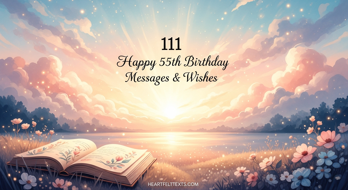 111 Happy 55th Birthday Messages & Wishes