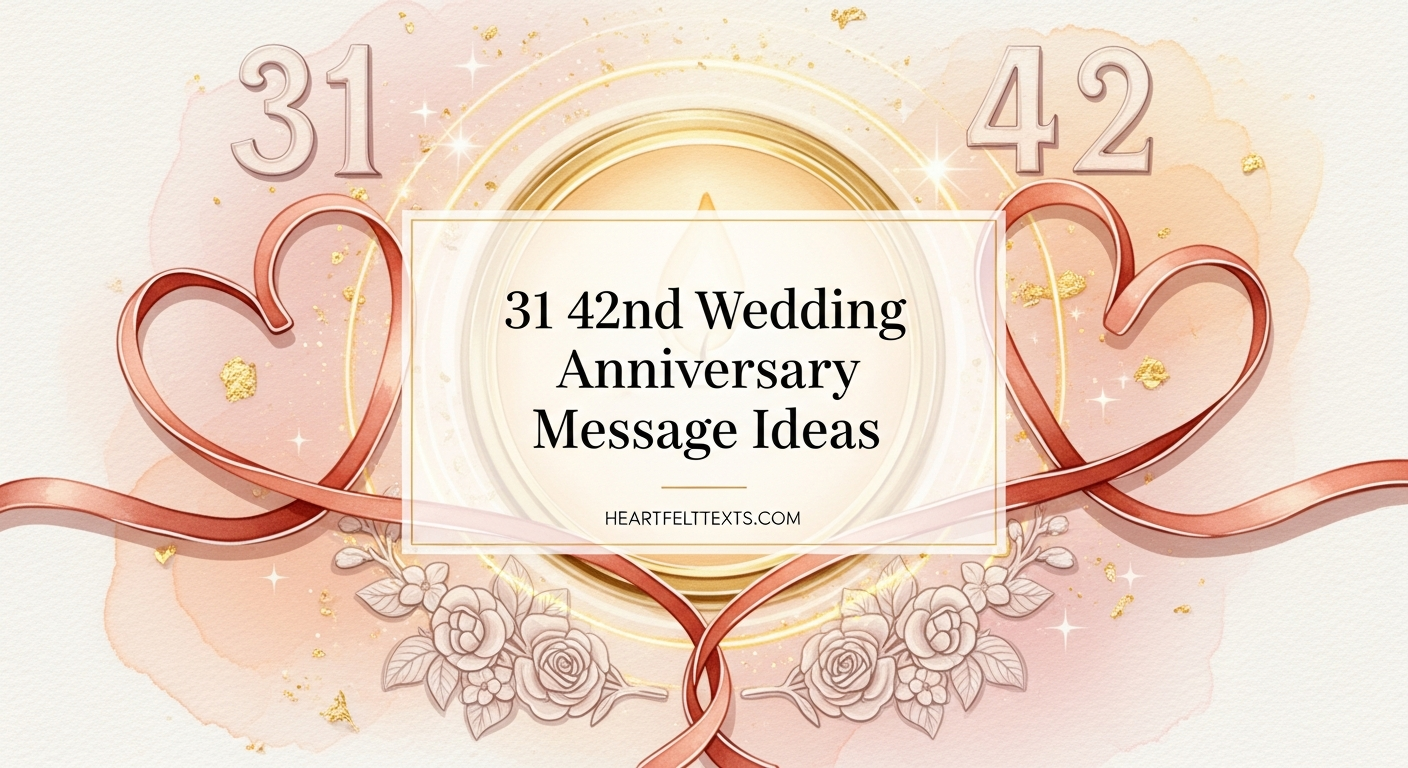 31 42nd Wedding Anniversary Message Ideas