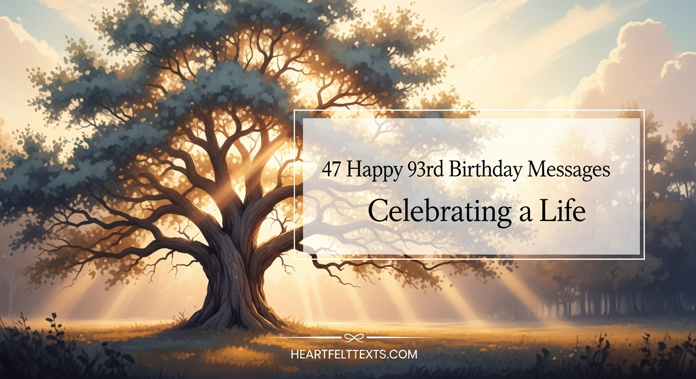 47 Happy 93rd Birthday Messages Celebrating a Life