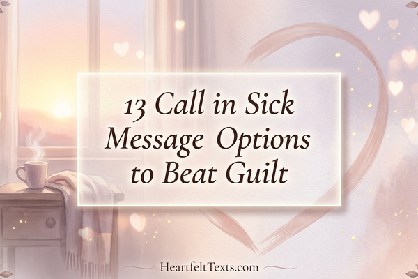 13 Call in Sick Message Example Options to Beat Guilt