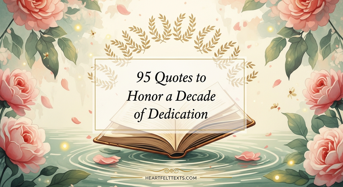 95 Quotes to Honor a Decade of Dedication