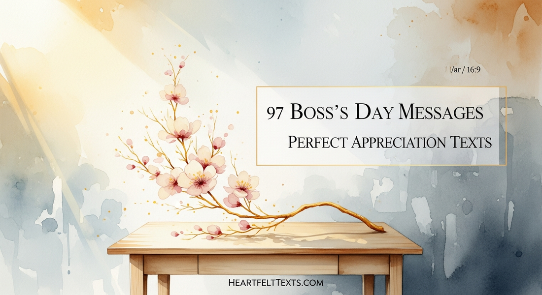 97 Boss's Day Messages Perfect Appreciation Texts