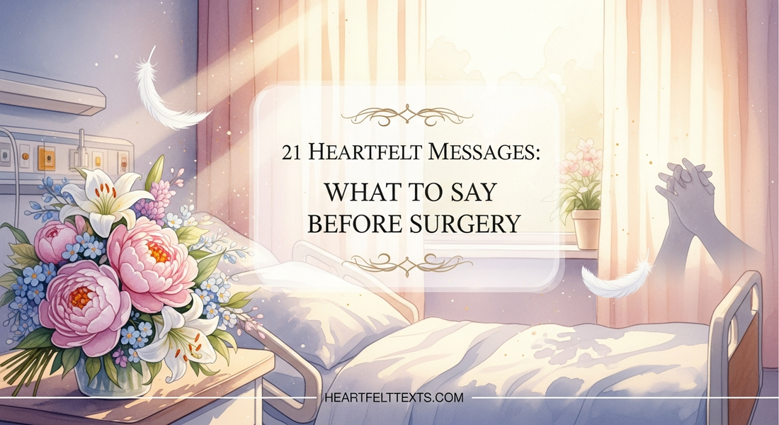 21 Heartfelt Messages What to Say Before Surgery