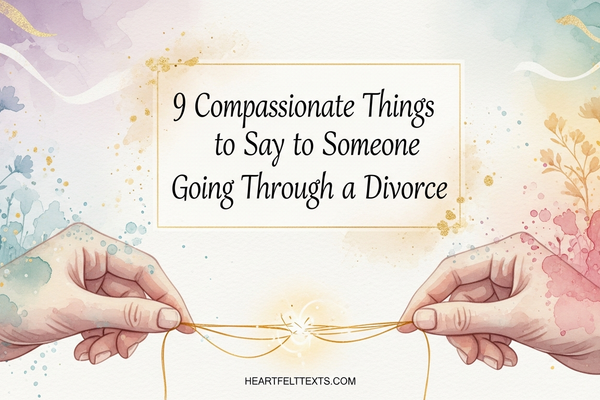 9 Compassionate Things to Say to Someone Going Through a Divorce