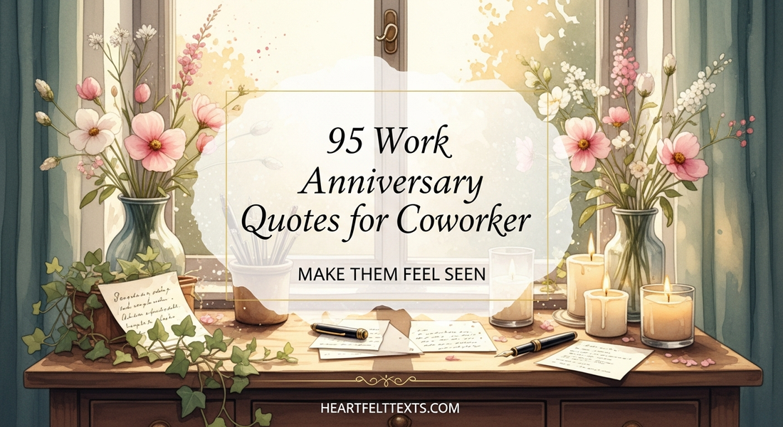 95 Work Anniversary Quotes for Coworker Make Them Feel Seen