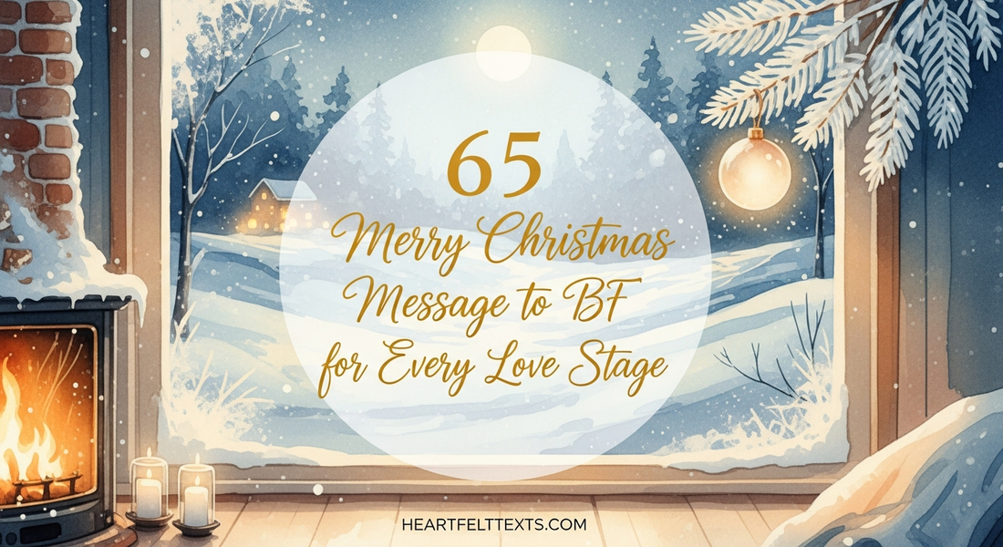 65 Merry Christmas Message to BF for Every Love Stage