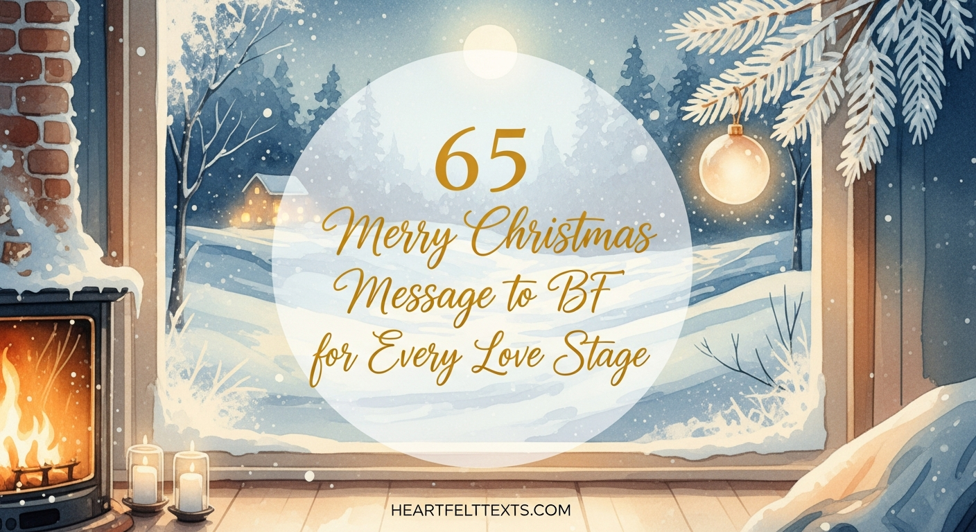 65 Merry Christmas Message to BF for Every Love Stage