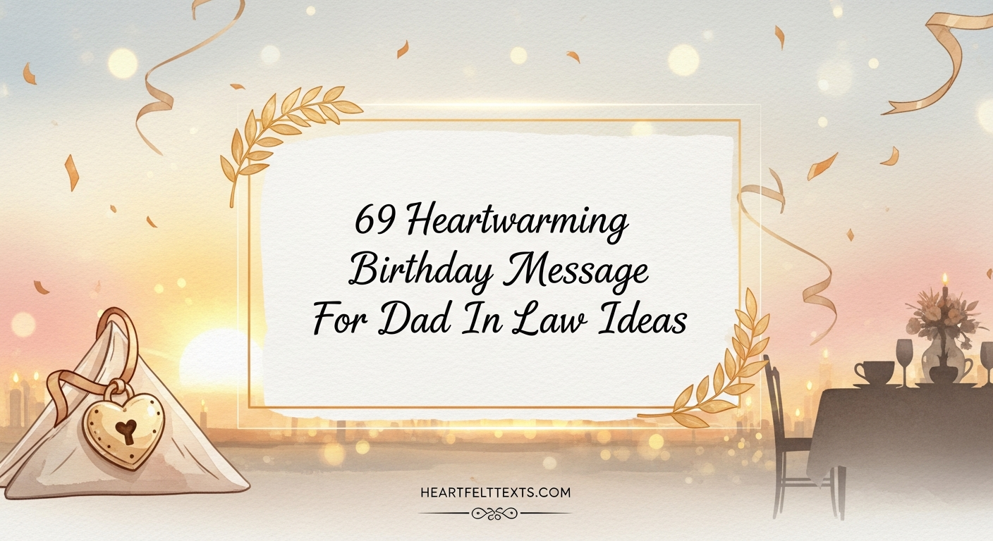 69 Heartwarming Birthday Message For Dad In Law Ideas