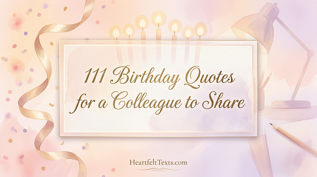 111 Birthday Quotes for a Colleague to Share
