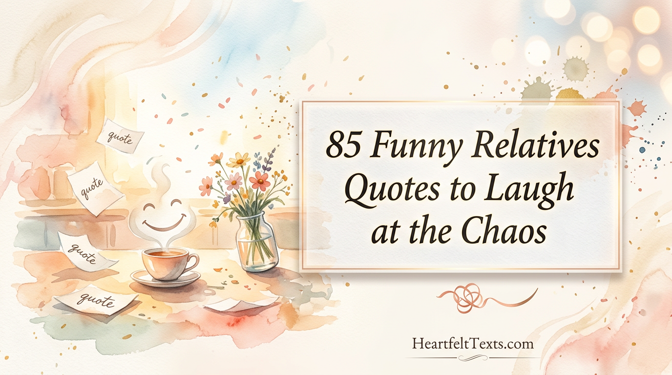 85 Funny Relatives Quotes to Laugh at the Chaos
