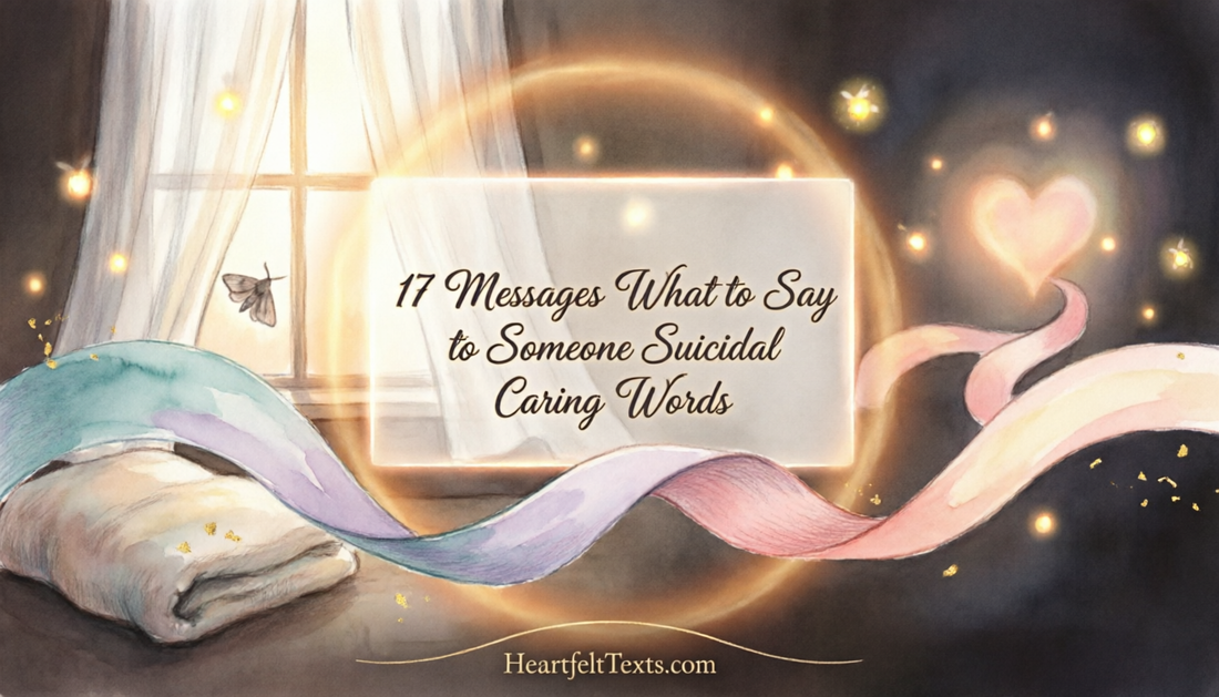 17 Messages What to Say to Someone Suicidal Caring Words