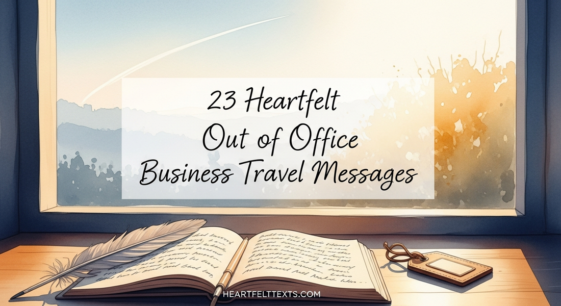 23 Heartfelt Out of Office Business Travel Messages