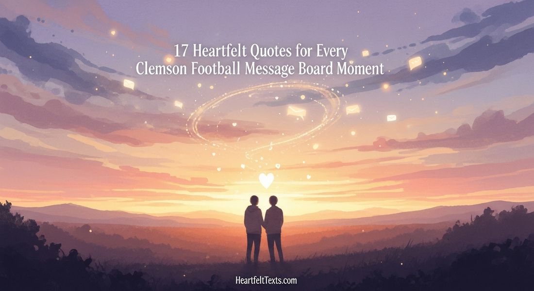 17 Heartfelt Quotes for Every Clemson Football Message Board Moment