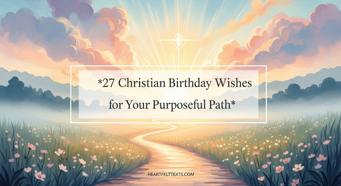 27 Christian Birthday Wishes for Your Purposeful Path