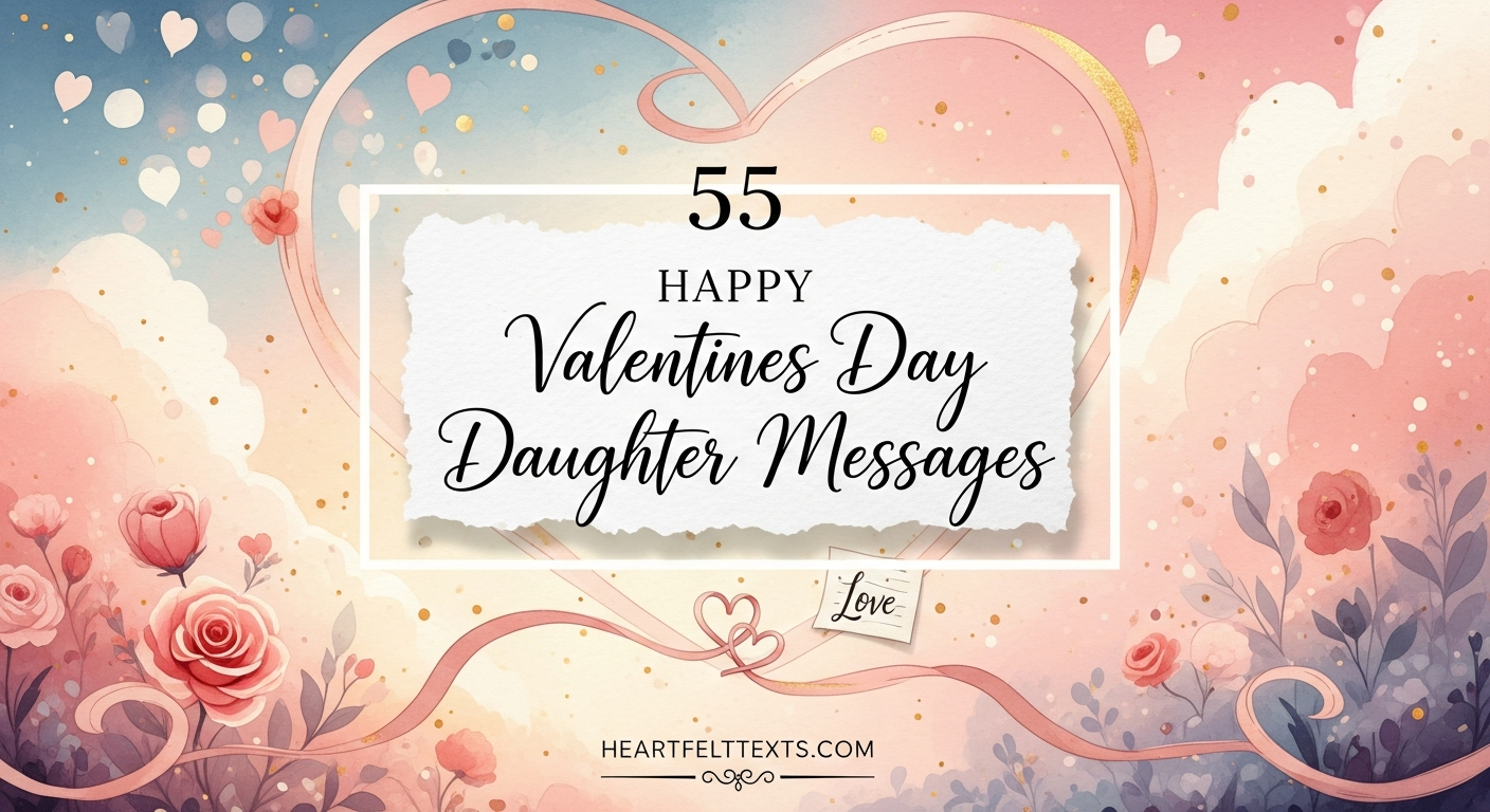 55 Happy Valentines Day Daughter Messages