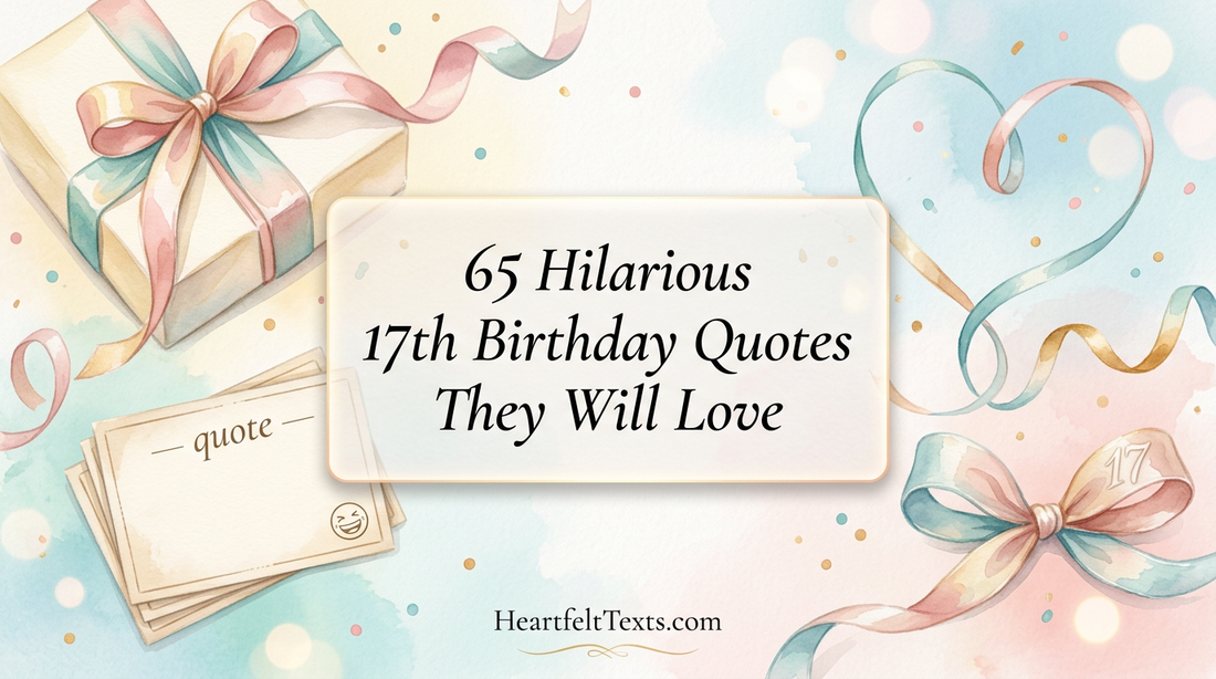 65 Hilarious 17th Birthday Quotes They Will Love