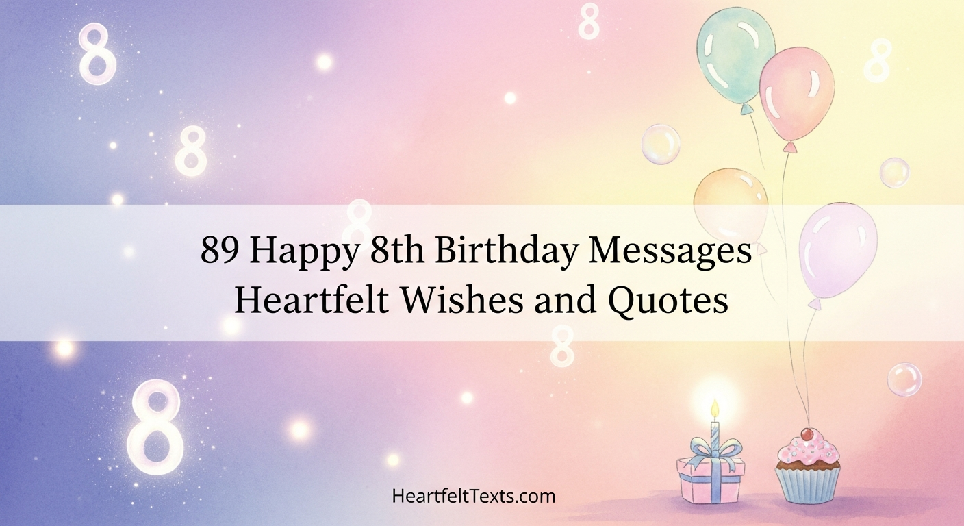 89 Happy 8th Birthday Messages Heartfelt Wishes and Quotes